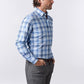 Ledbury The Guyton Plaid Casual Shirt Tailored Blue