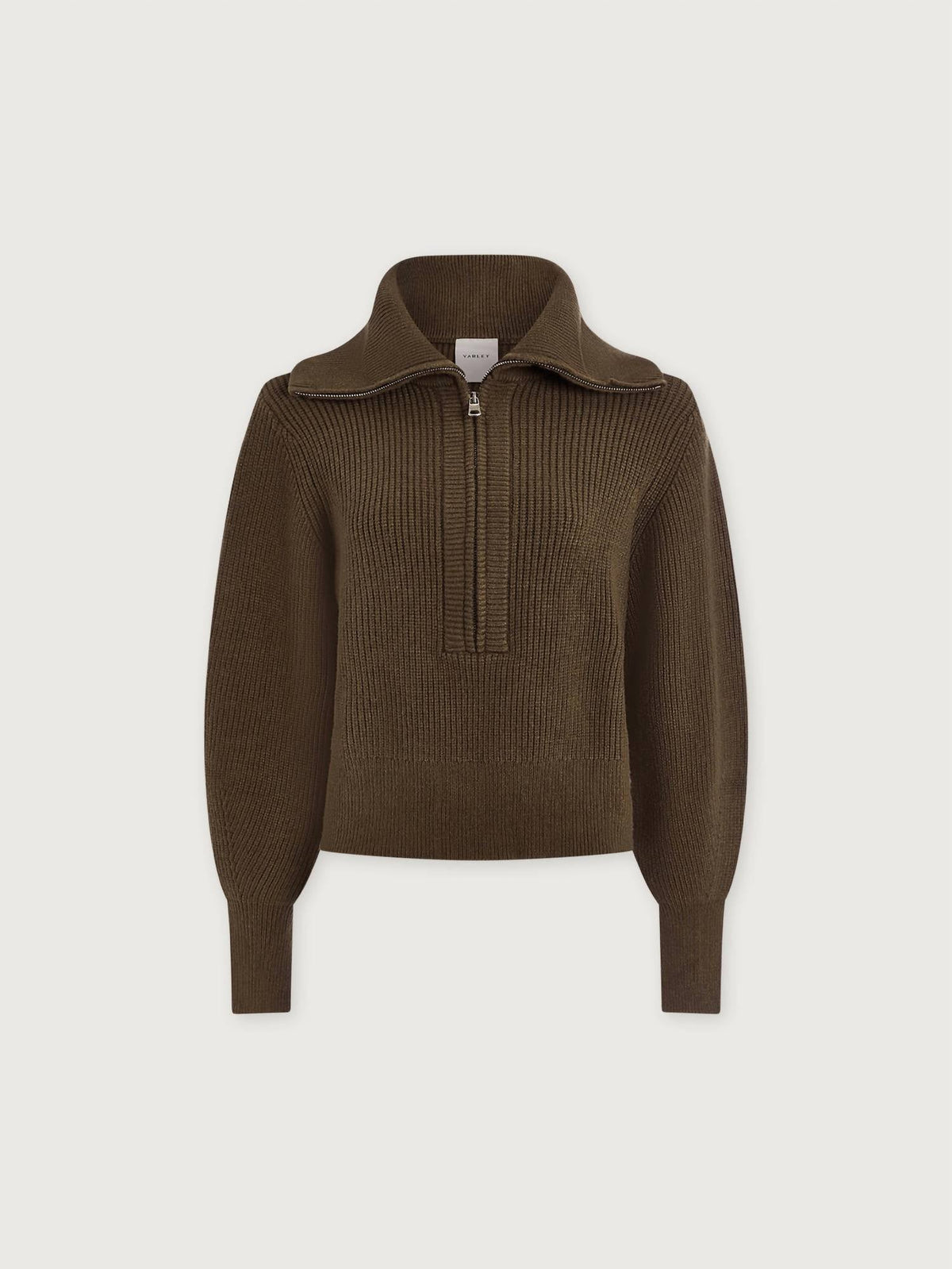 Varley - Maura Half Zip Rib Knit Sweater