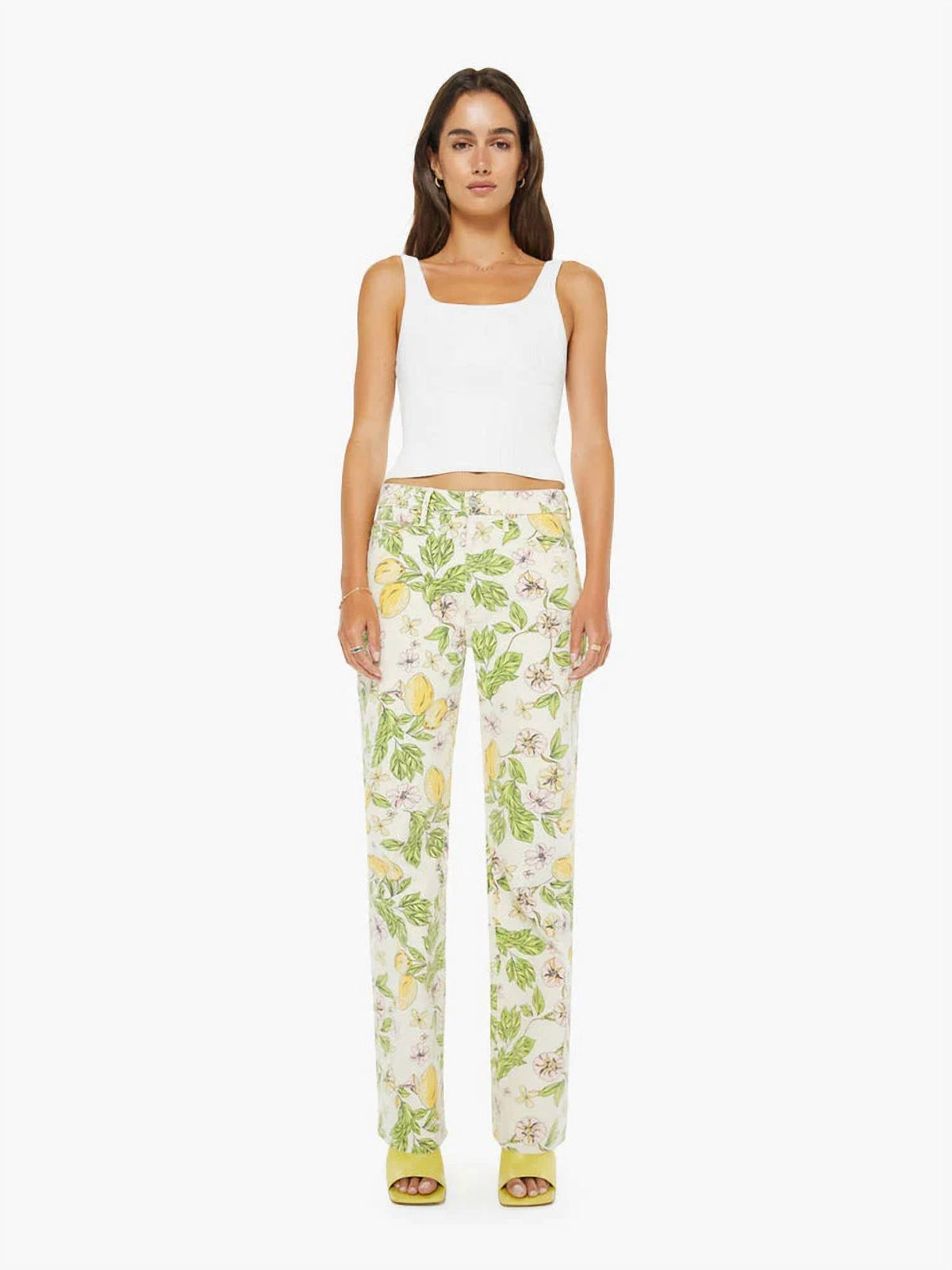 Mother - Kick It High Rise Straight Leg Jean