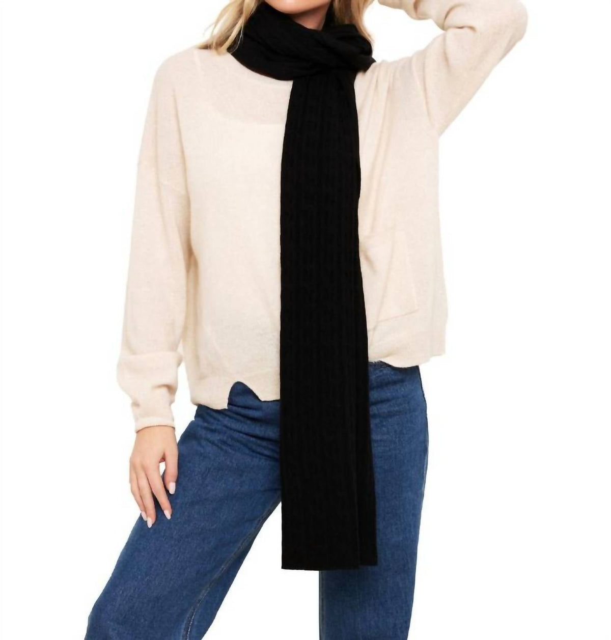 Brodie Cashmere - Cable Scarf