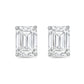 Diana M Jewels - 1.5 Cts Lab Grown Emerald Cut Stud Earrings