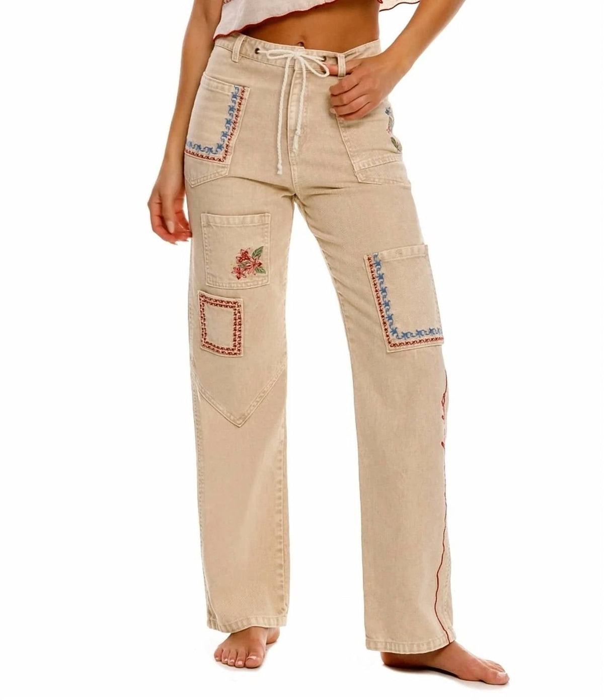 Agua Bendita - Moorea Blush Pants