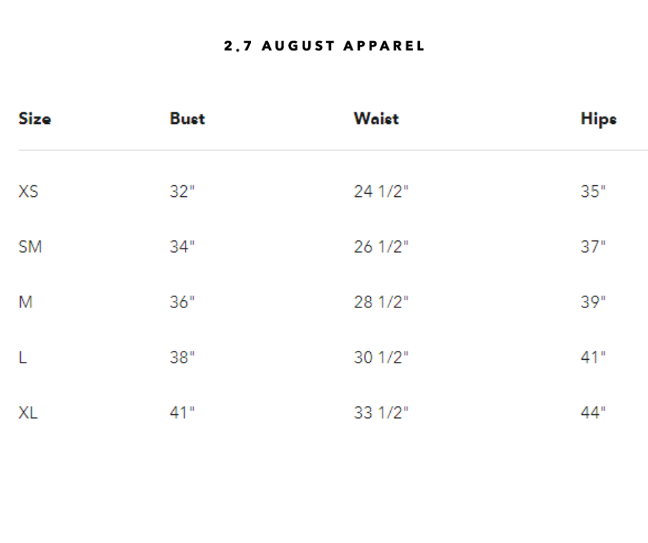2.7 August Apparel - Stripe Dress