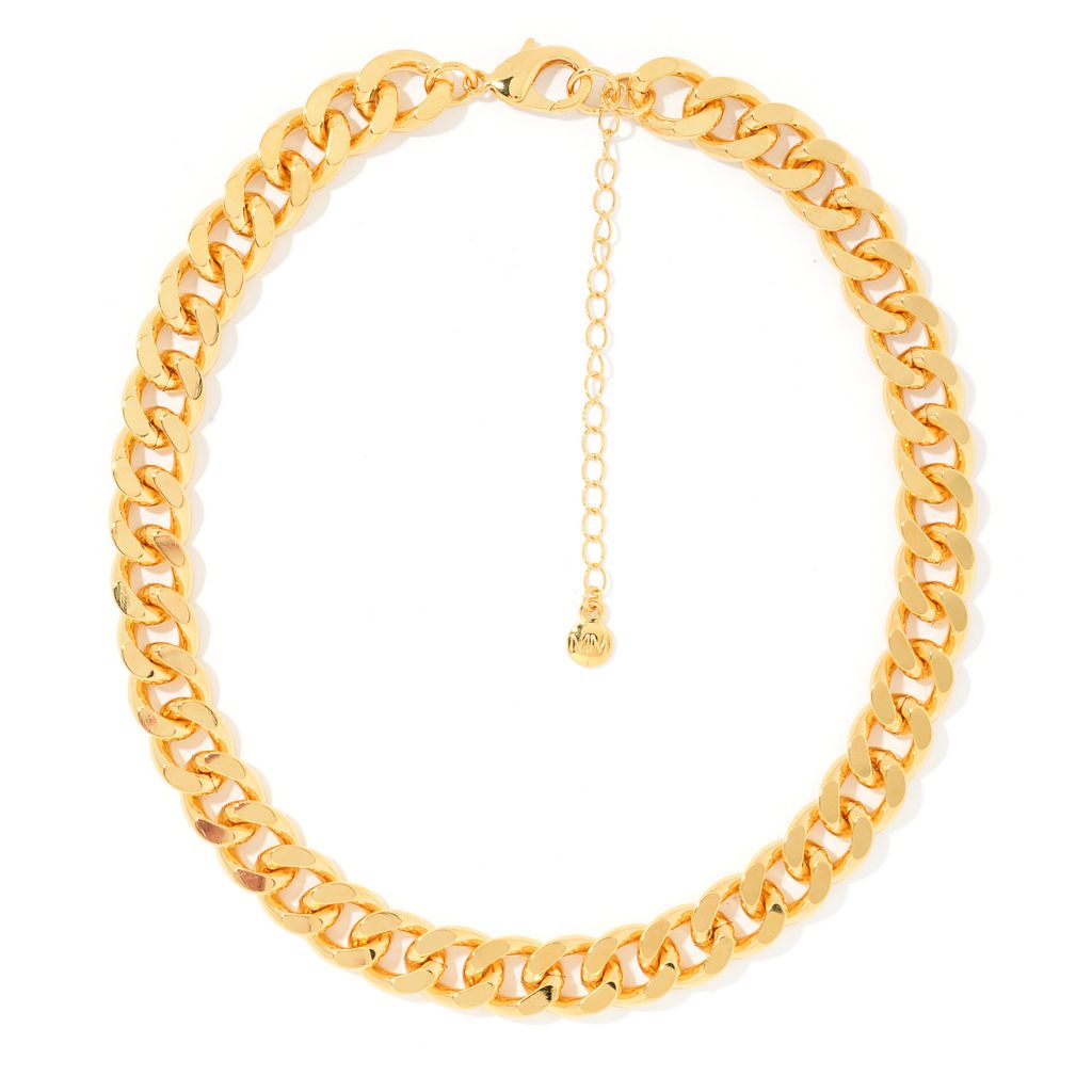 mayamar-gold-plated-bold-cuban-link-15-necklace-w-3-extender