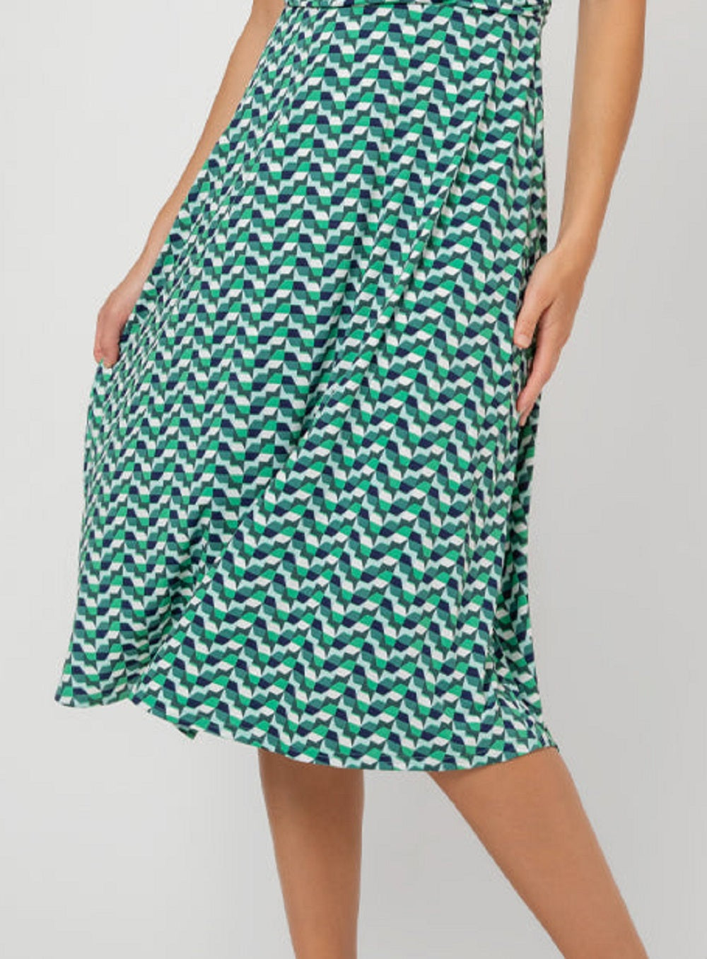 Leota Women's Amiya Dress Green Size Large