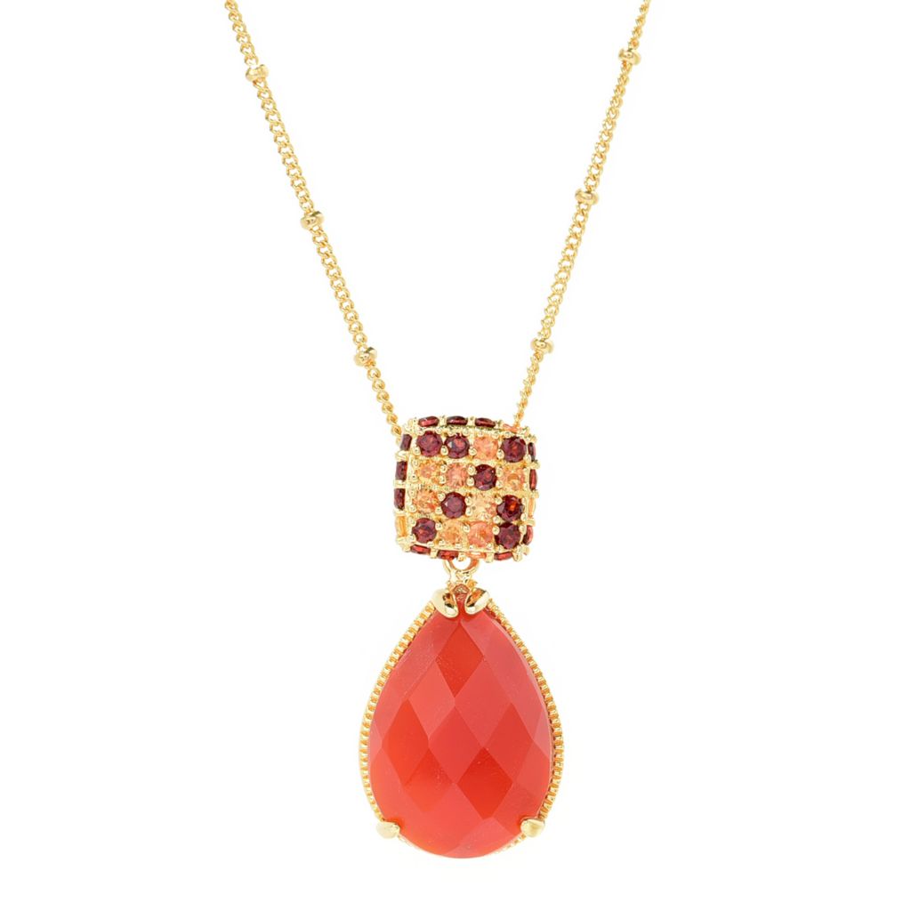 18k-gold-plated-20x14mm-chalcedony-multi-gemstone-pendant-w-18-3-chain