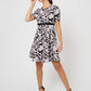 Leota Women's Mackenzie In Classic Flora Dressl Black Size Small