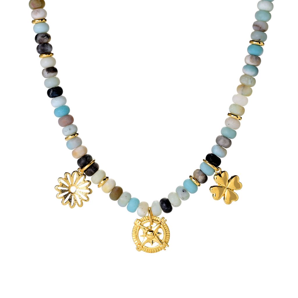 mayamar-24k-gold-plated-8-5mm-amazonite-rondelle-bead-charm-necklace