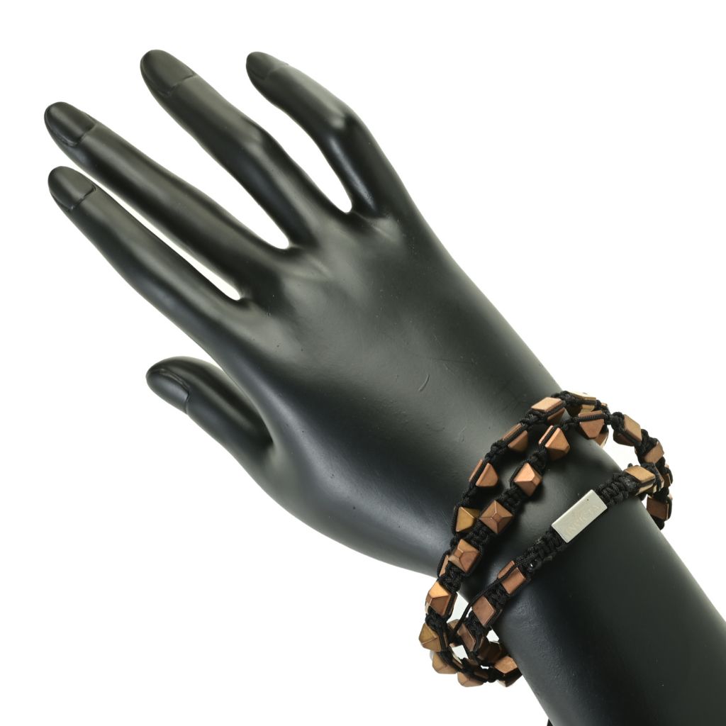 invicta-jewelry-mens-hematite-adjustable-wrap-bracelet