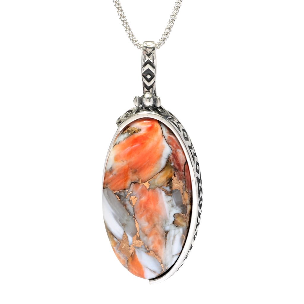 southwest-elements-choice-of-shape-spiny-oyster-pendant-w-chain