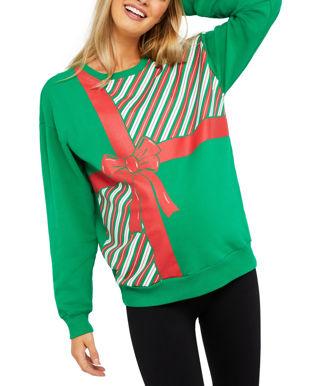 All Wrapped Up Maternity Christmas Sweatshirt