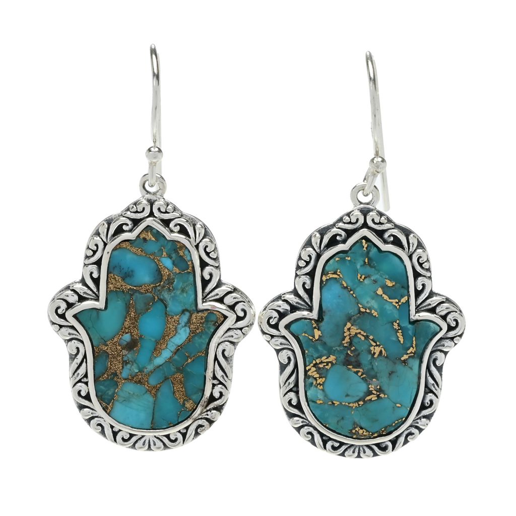 artisan-silver-by-samuel-b-20x15mm-mohave-turquoise-hamsa-drop-earrings