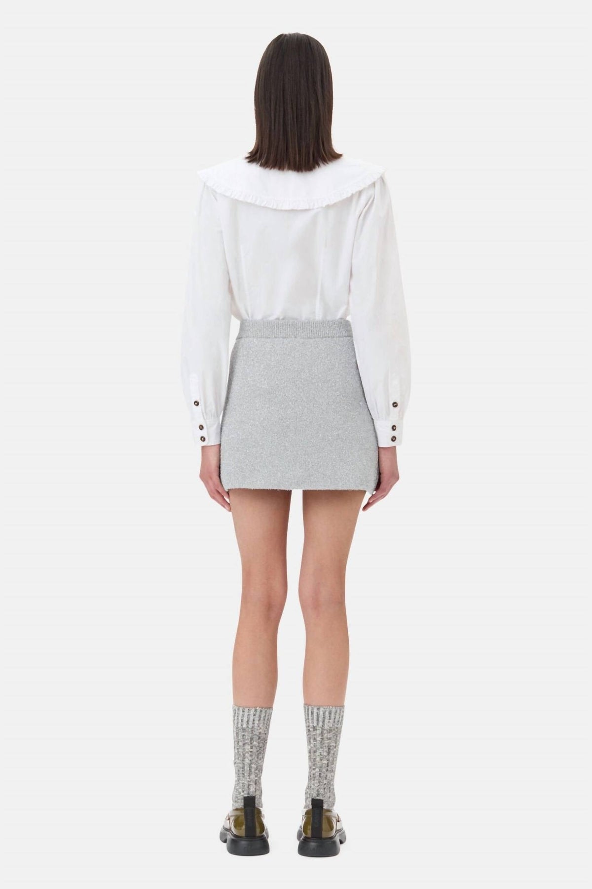 Ganni - Sparkle Doubleface Mini Skirt