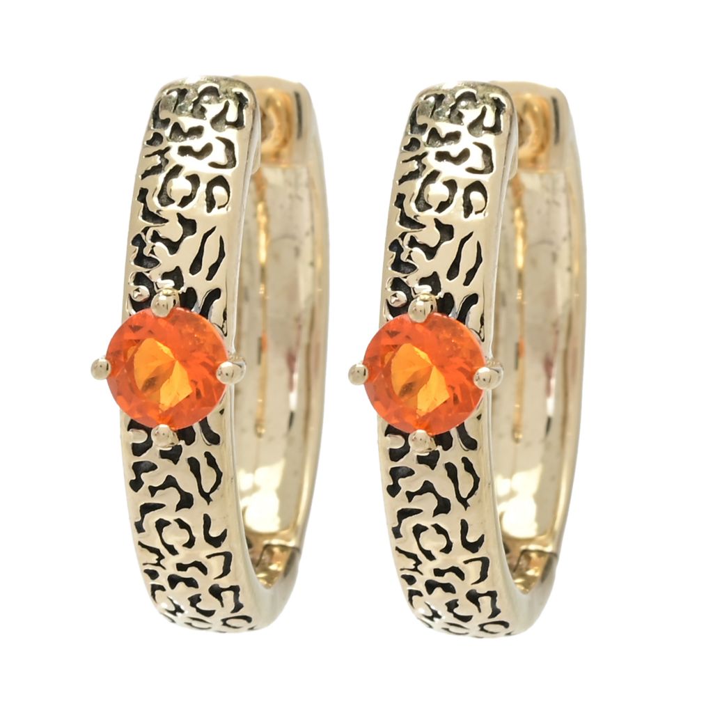 darte-14k-leopard-gold-choice-of-exotic-gemstone-hoop-earrings