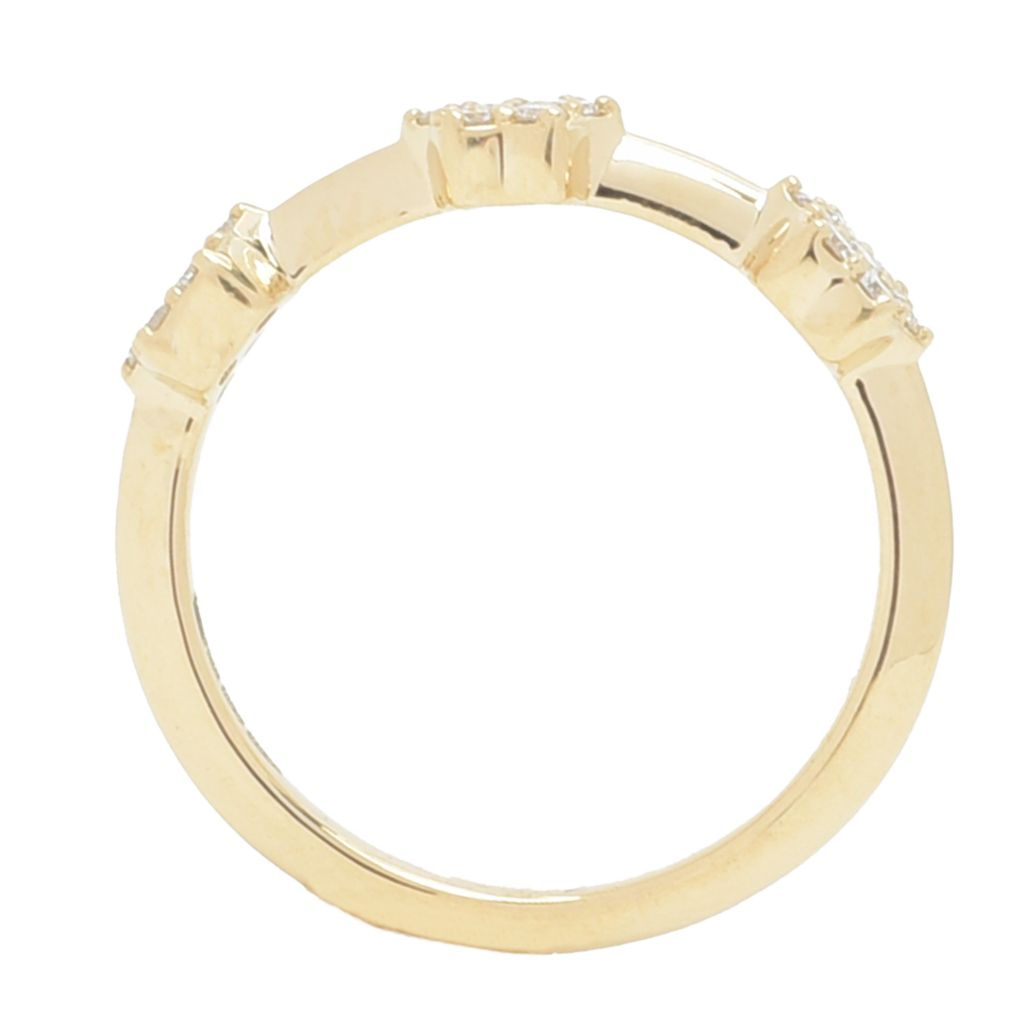 gems-of-distinction-14k-gold-0-27ctw-diamond-cluster-station-ring