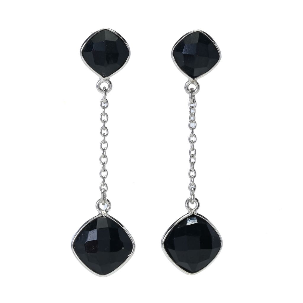 elemental-gems-platinum-plated-cushion-shape-black-onyx-dangle-earrings