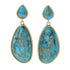 elemental-gems-two-tone-24x13mm-blue-copper-turquoise-drop-earrings