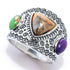 southwest-elements-sterling-silver-choice-of-mohave-turquoise-3-stone-ring