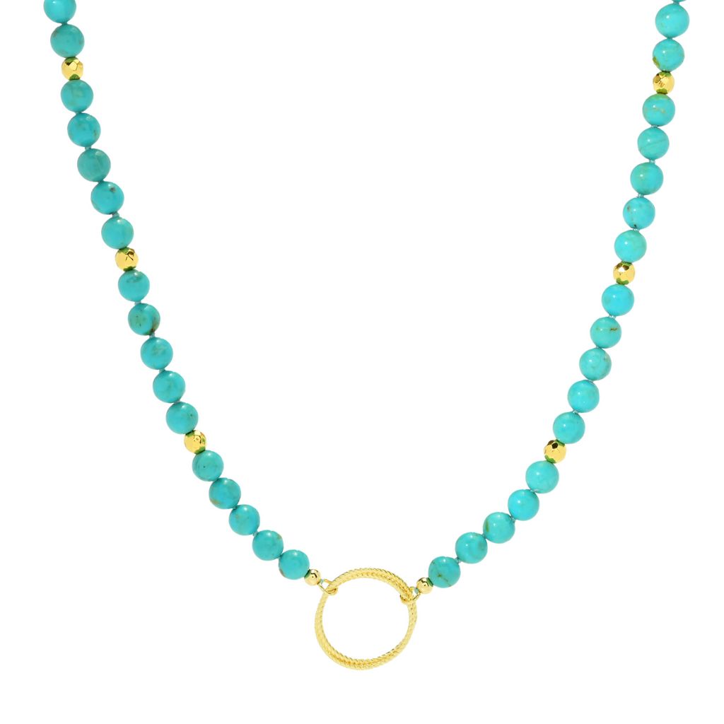 elemental-gems-6mm-turquoise-bead-hammered-rondelle-18-3-necklace