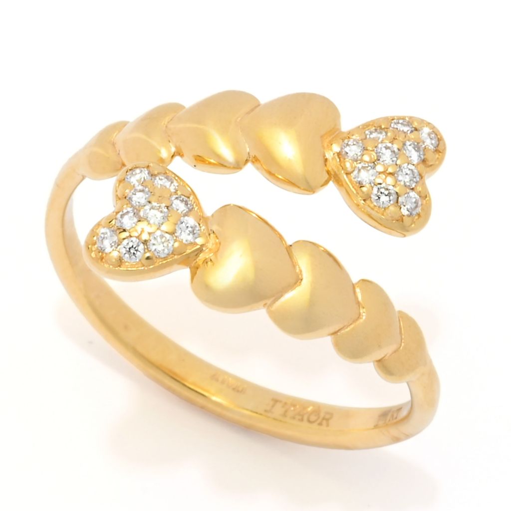 diamore-14k-gold-polished-0-14ctw-pave-diamond-heart-beaded-bypass-ring