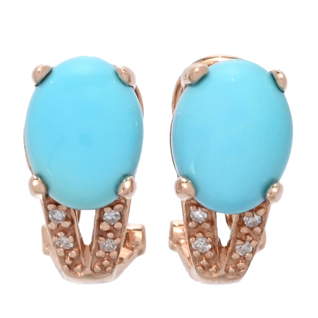 lali-jewels-14k-rose-gold-9x7mm-turquoise-diamond-stud-earrings