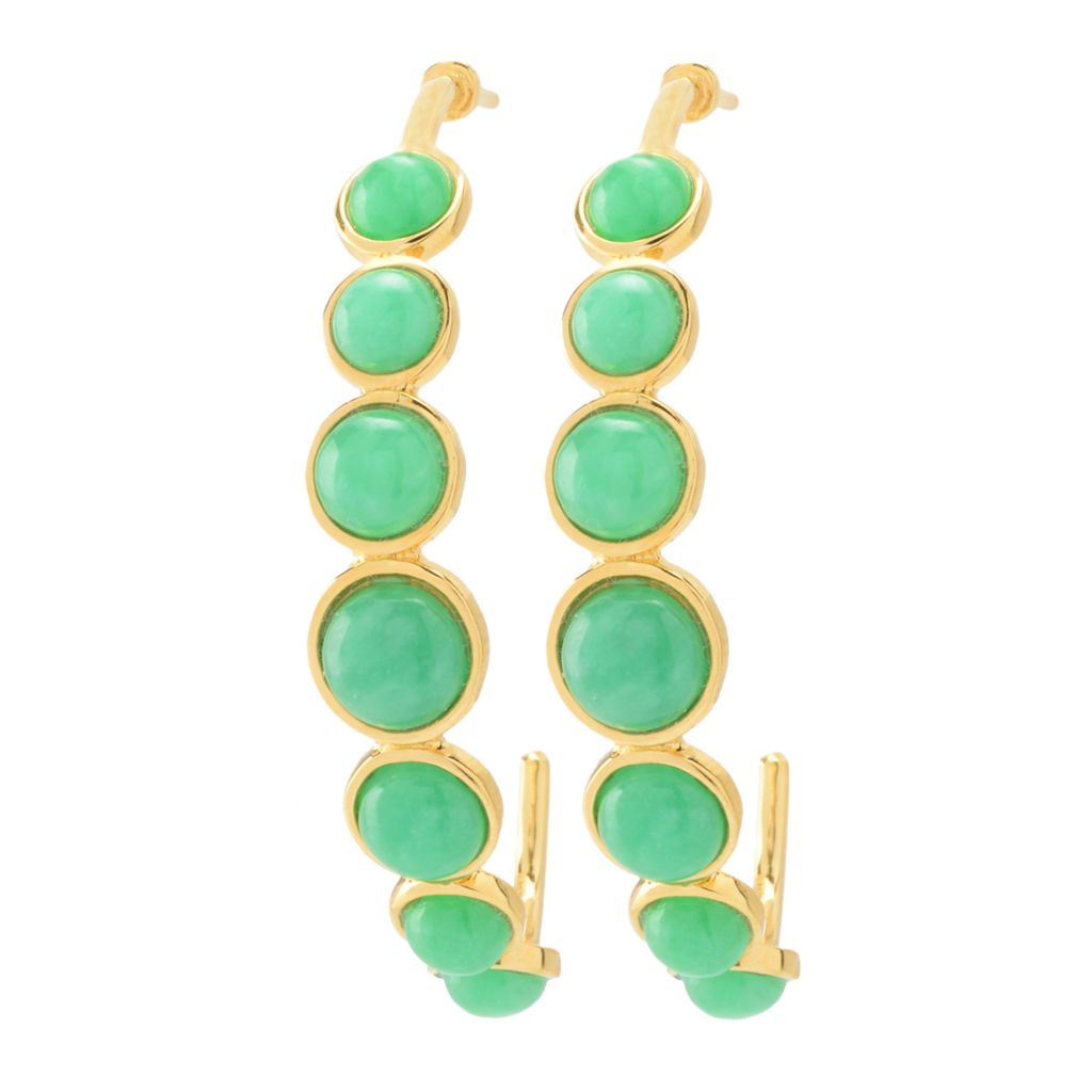 far-east-jewelry-18k-gold-plated-graduated-bezel-set-jade-j-hoop-earrings