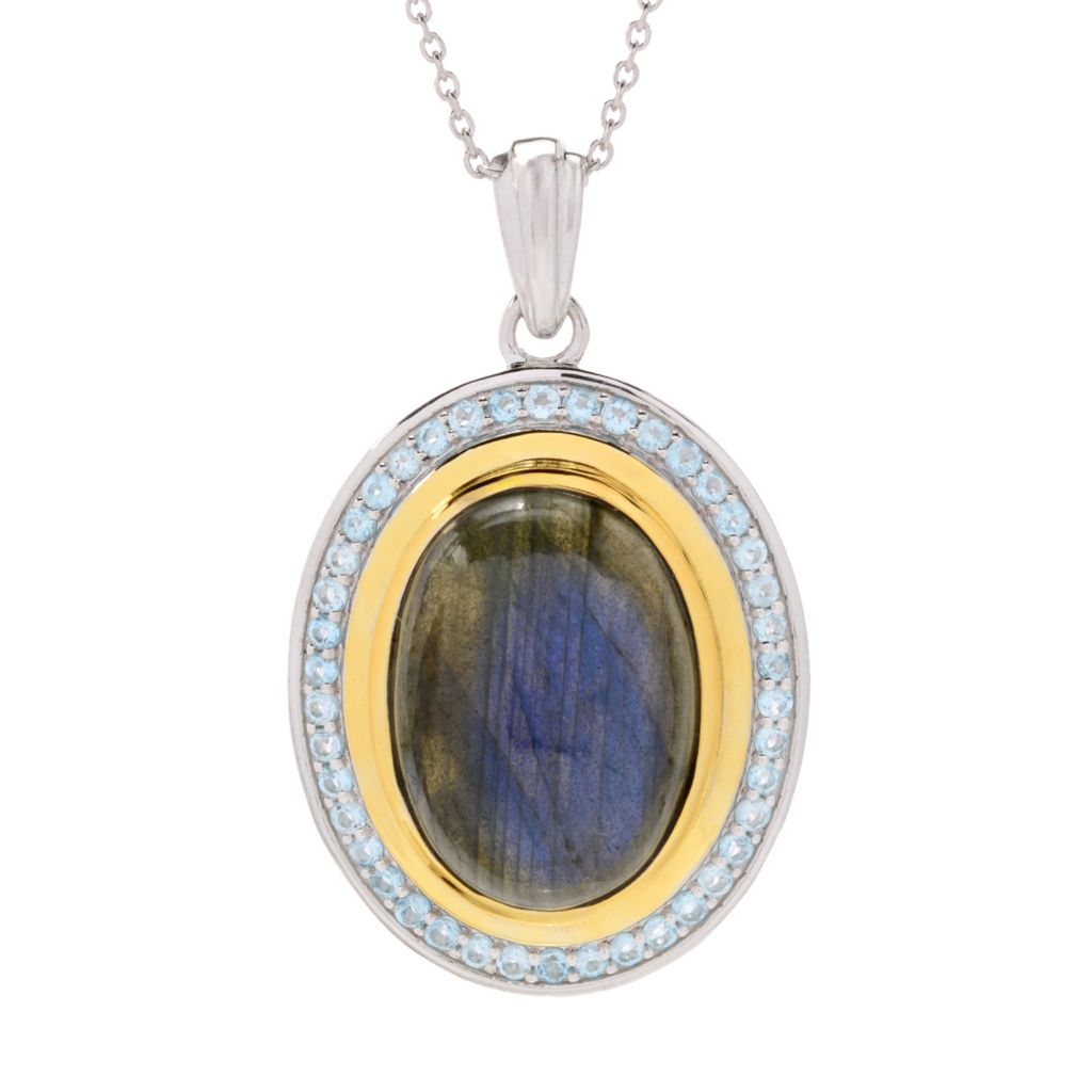 muse-18k-gold-accented-choice-of-18x13mm-opaque-faceted-gemstone-pendant