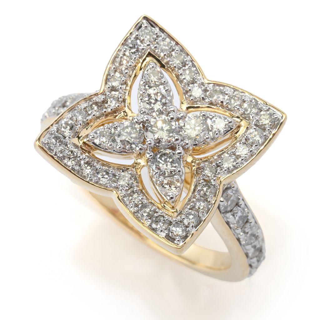 cocci-collection-14k-gold-polished-1-00ctw-diamond-star-ring-5-1-grams
