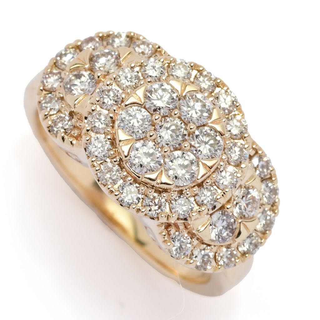 morris-david-choice-of-14k-gold-1-01ctw-diamond-trinity-halo-ring