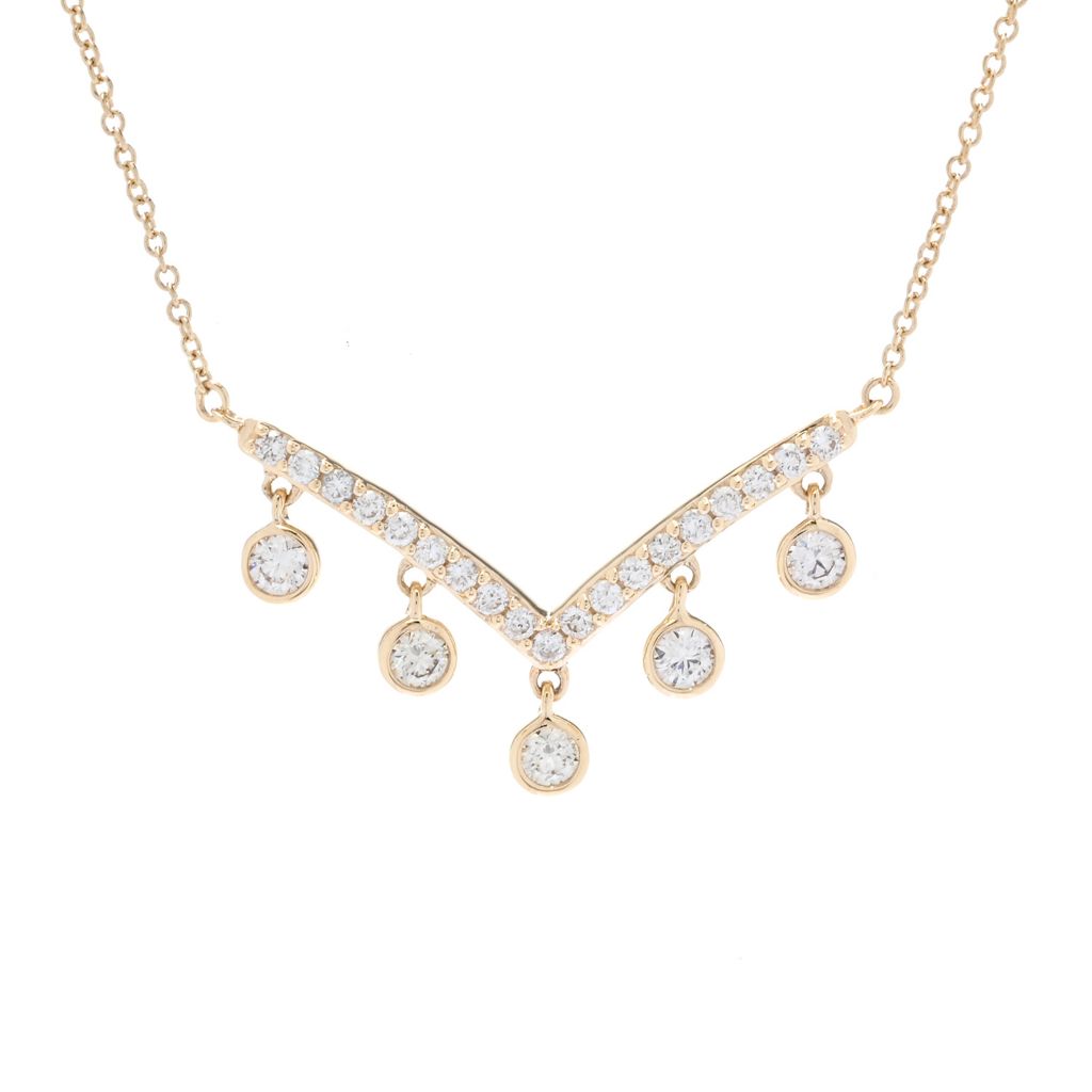 morris-david-14k-gold-0-50ctw-diamond-chevron-charm-16-2-necklace