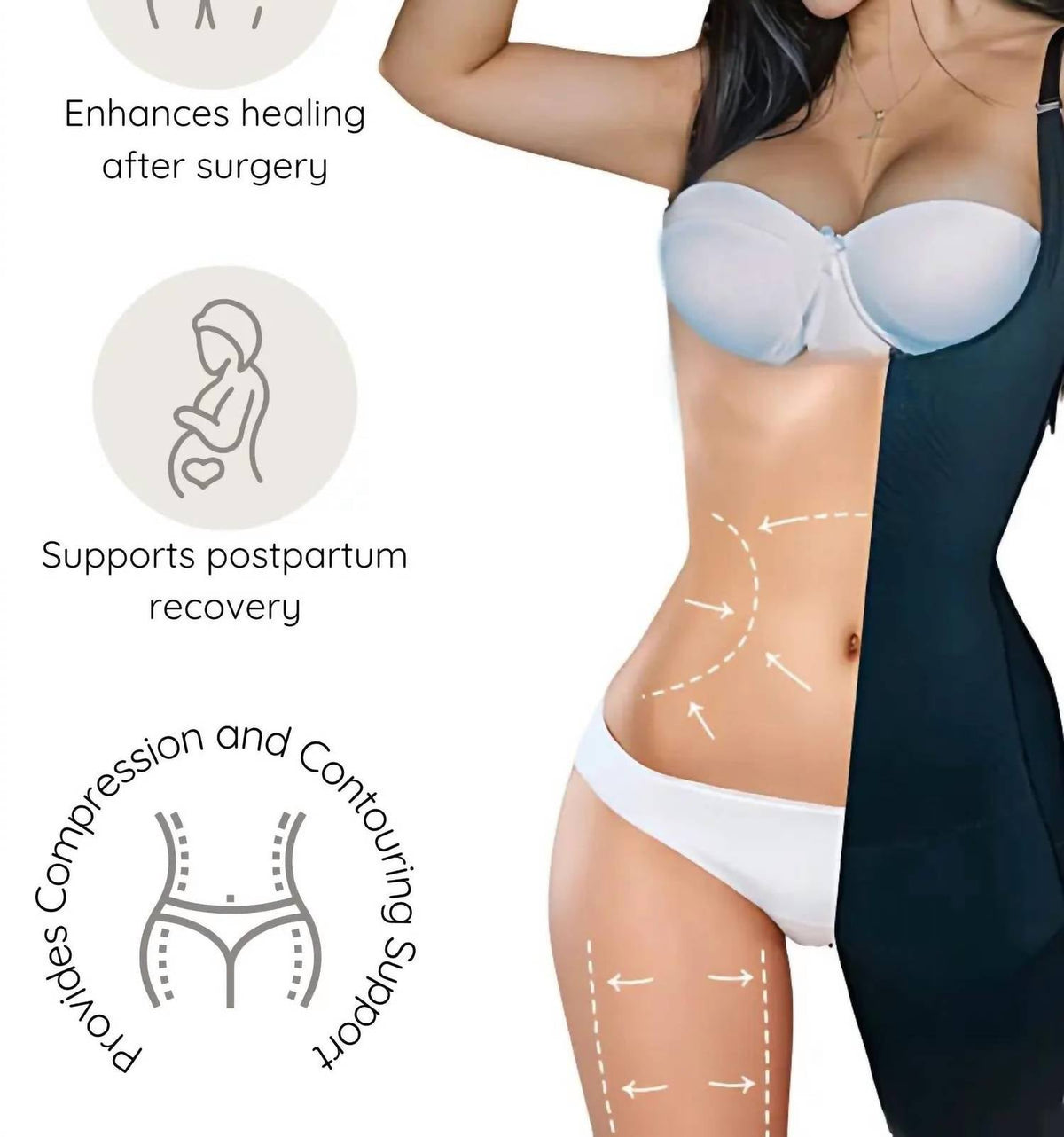 Siluets - Total Body Sculpting Bodysuit – Full Control & Everyday Versatility.