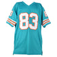 NFL Miami Dolphins Mark Clayton #83 Autographed Signed Jersey Replica Teal