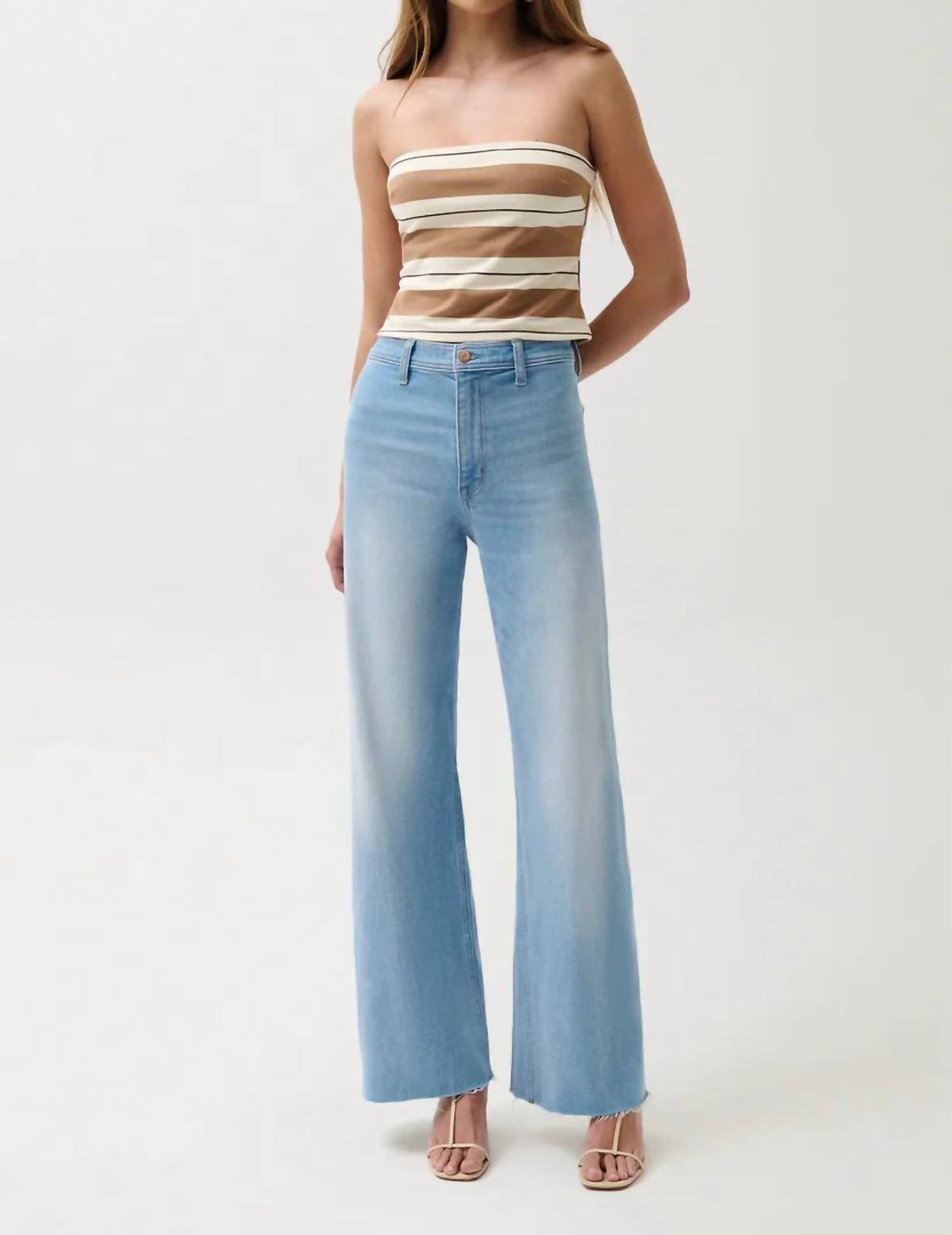 Pistola - Penny High Rise Wide Leg Jeans