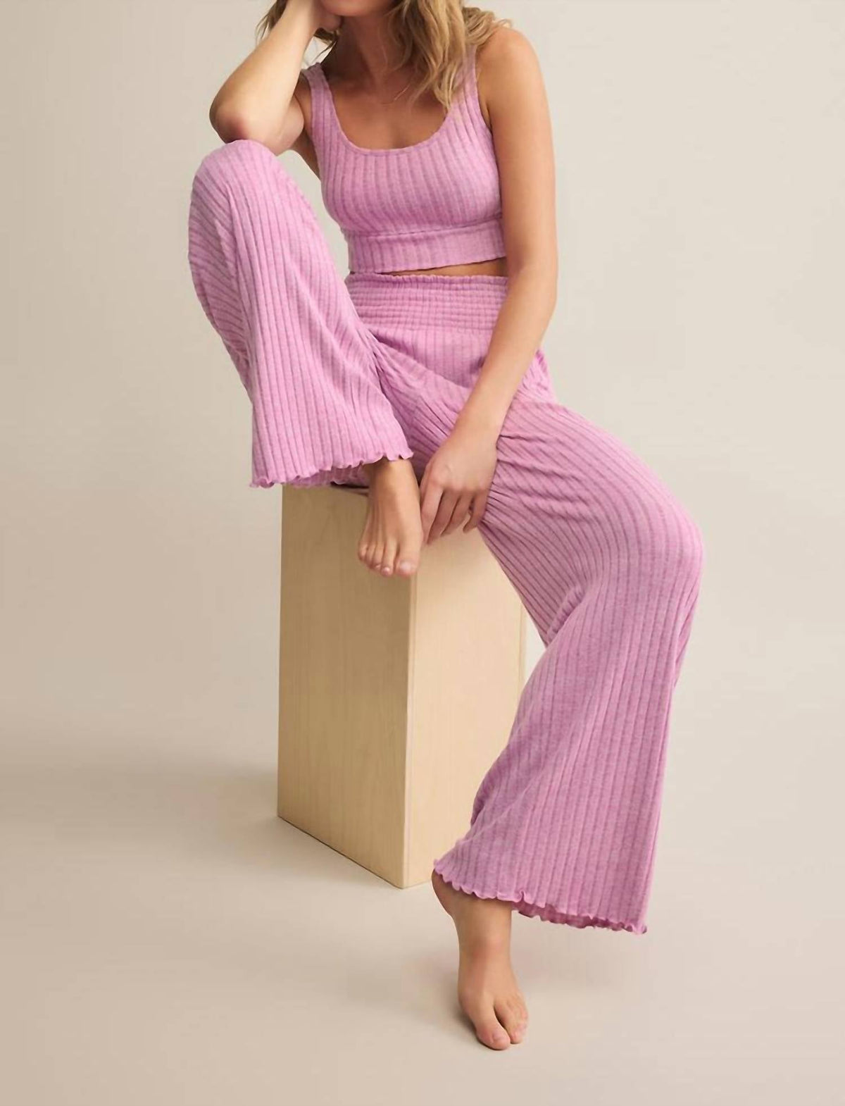 Z Supply - Dawn Smocked Rib Pants