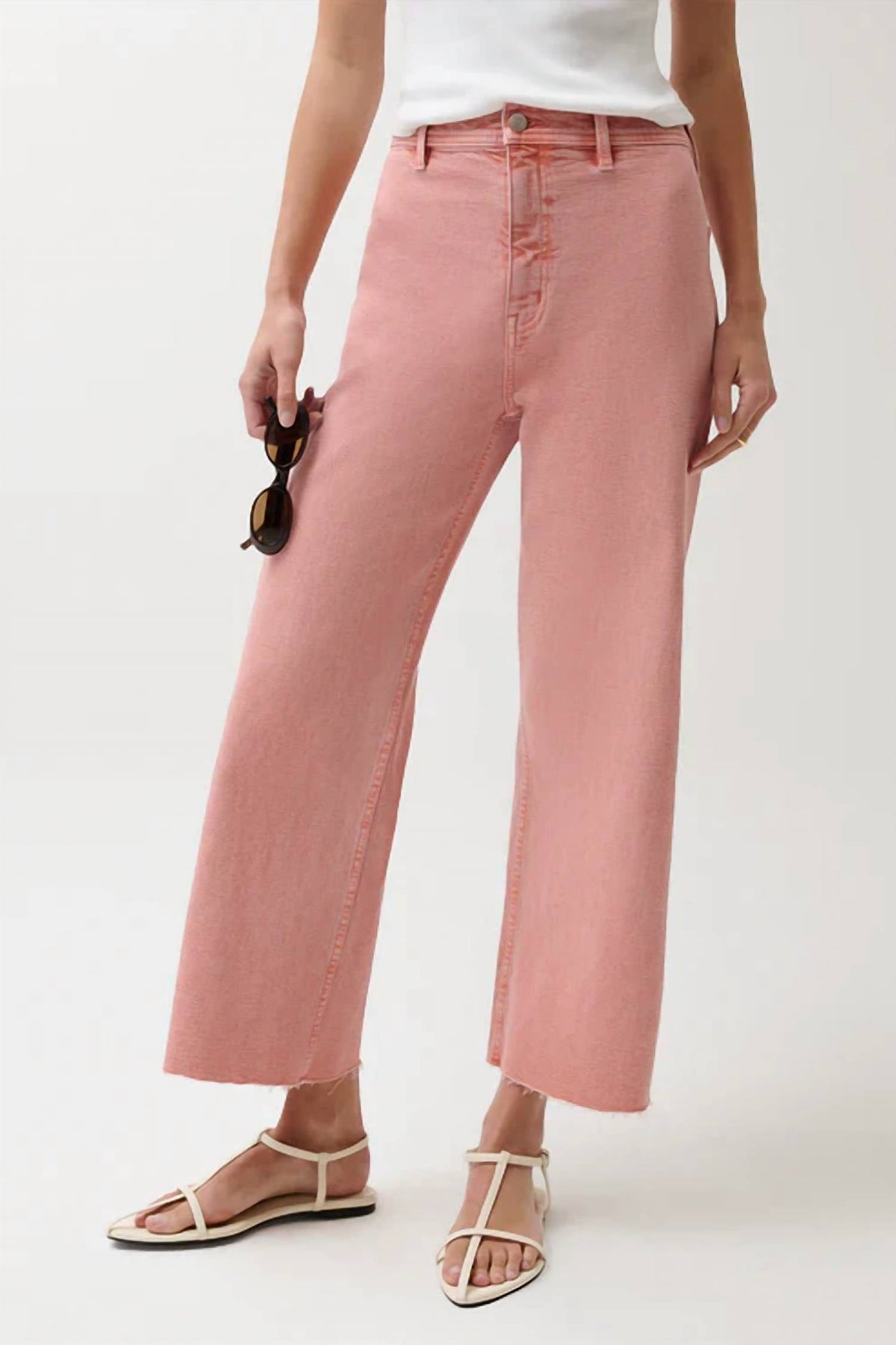 Pistola - Penny High Rise Wide Leg Crop Jean