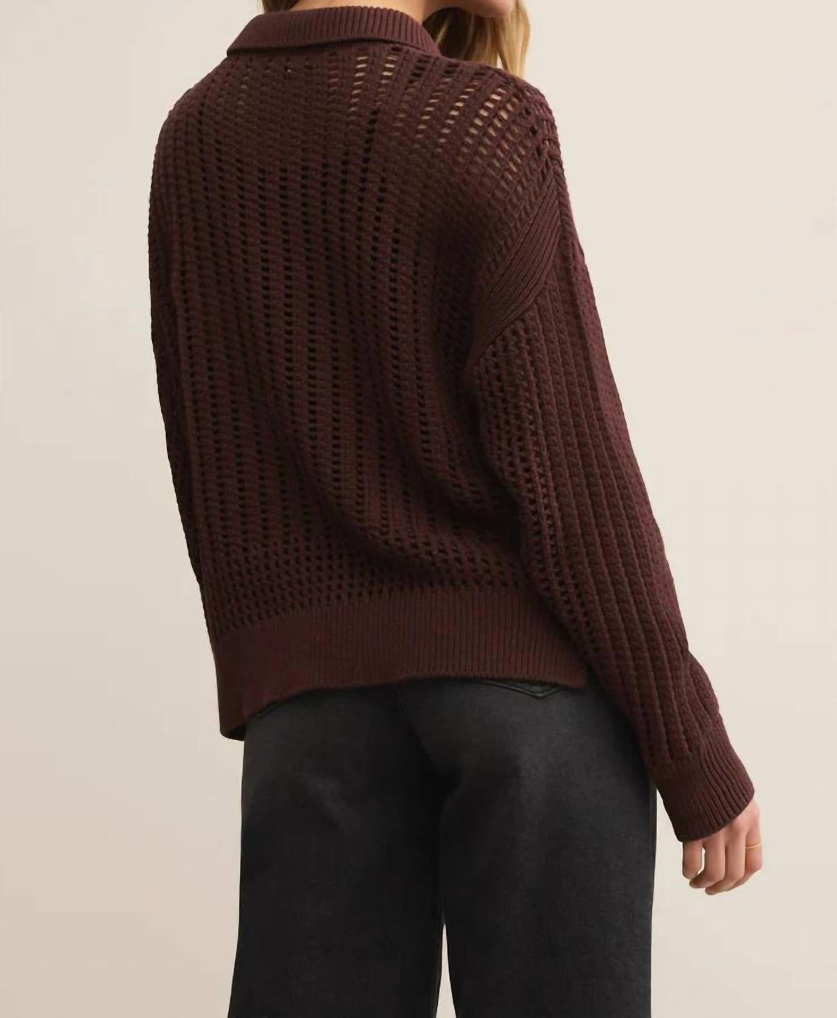 Z Supply - Looking Glass Crochet Sweater