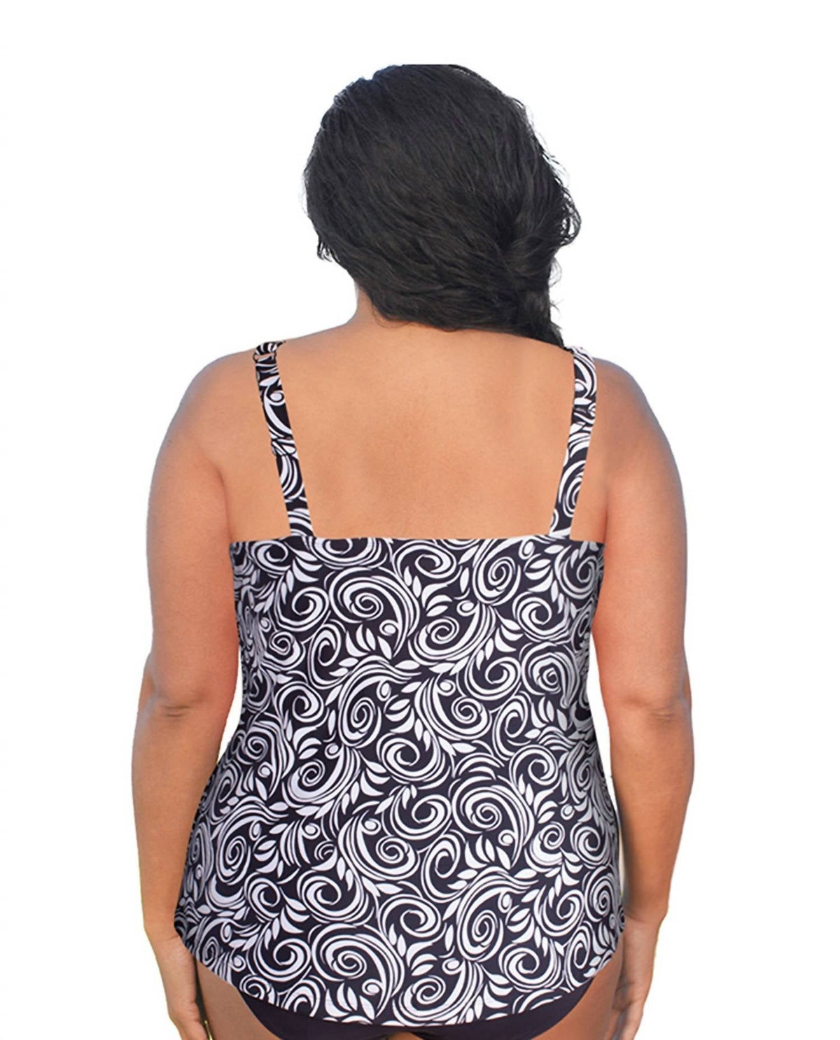 Always For Me - Plus Size High Neck Tankini Top