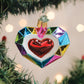 Faceted Heart Ornament