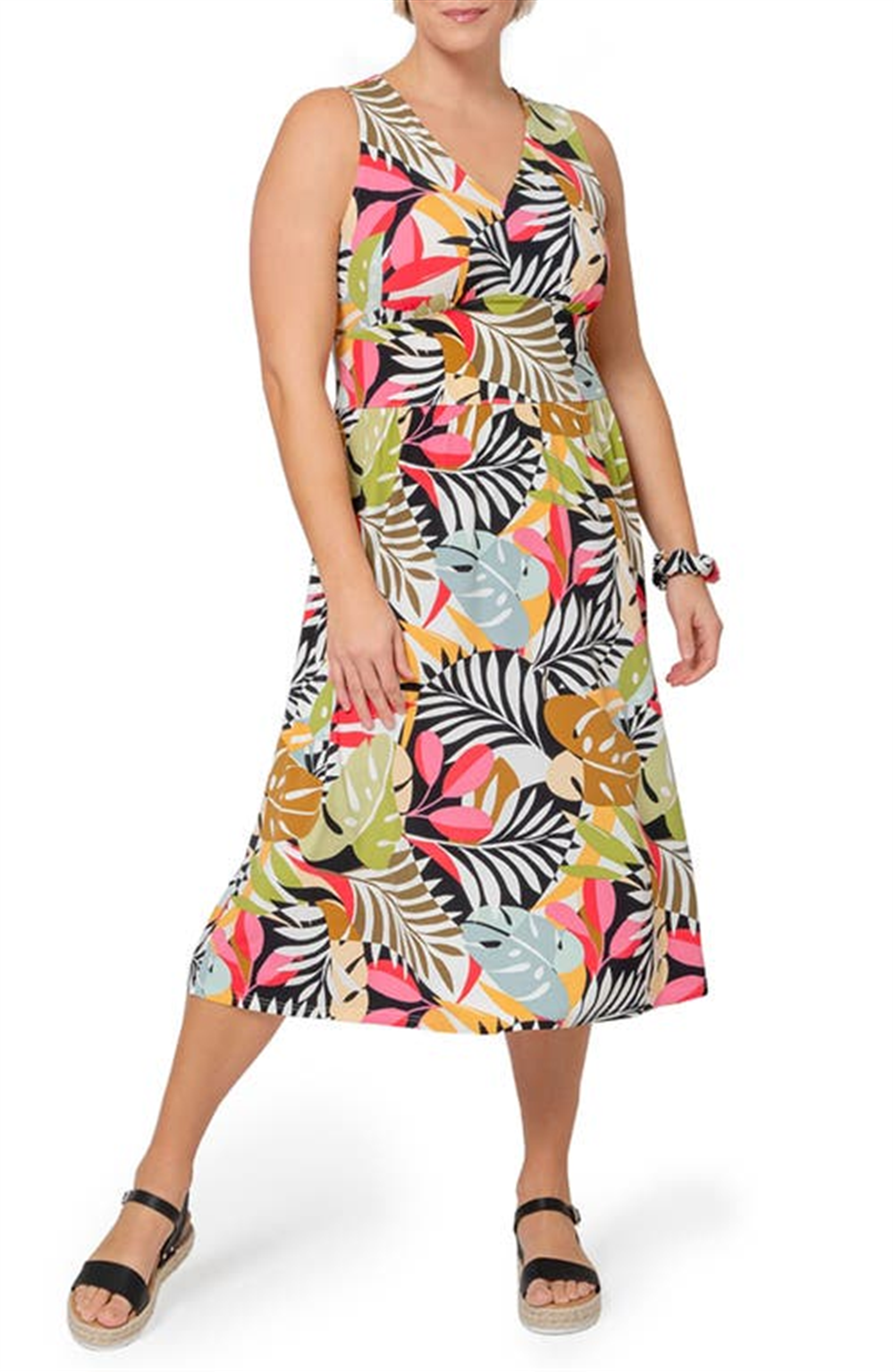Leota Women's Rosemary Dress Black Size 1X