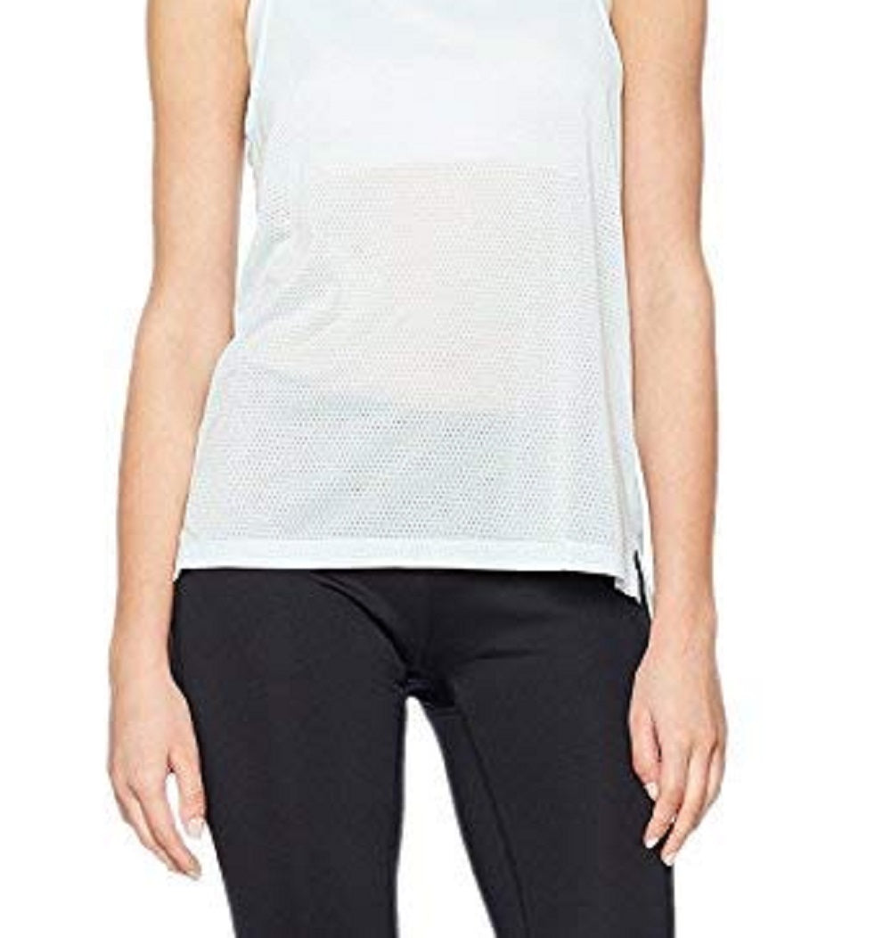 Nike Women's Breathe Cutout Back Tank Top Blue Size Large