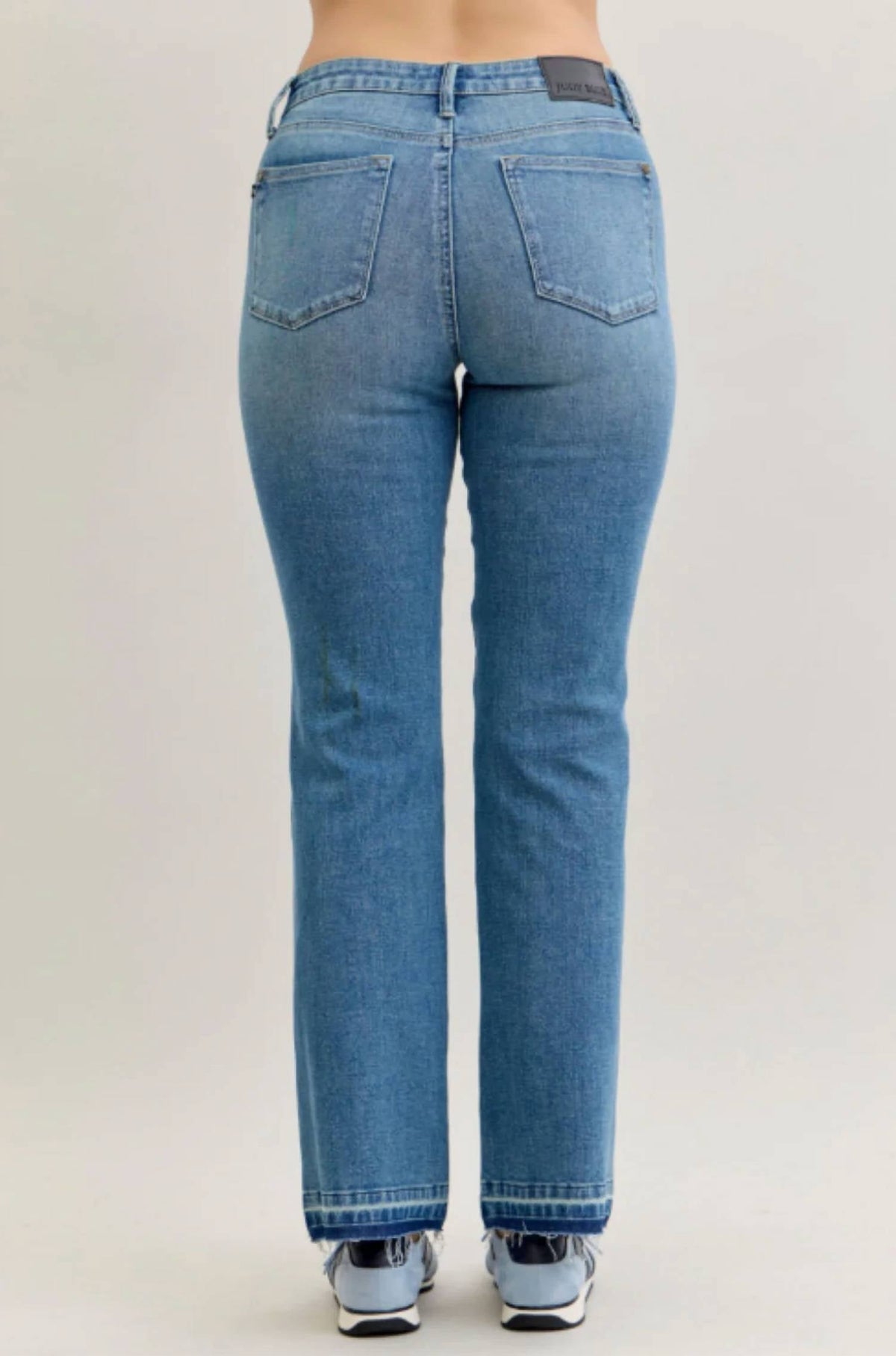 Judy Blue - Mid Rise Slim Bootcut Tummy Control Release Hem Jeans