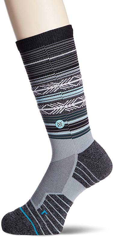 Stance Men's Mahalo Crew Athletic Socks 2 pack Grey Medium Gray Size Medium (Shoes Size 6-8.5 US)