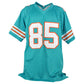 NFL Miami Dolphins Mark Duper #85 Autographed Signed Jersey Teal JSA Ring Of