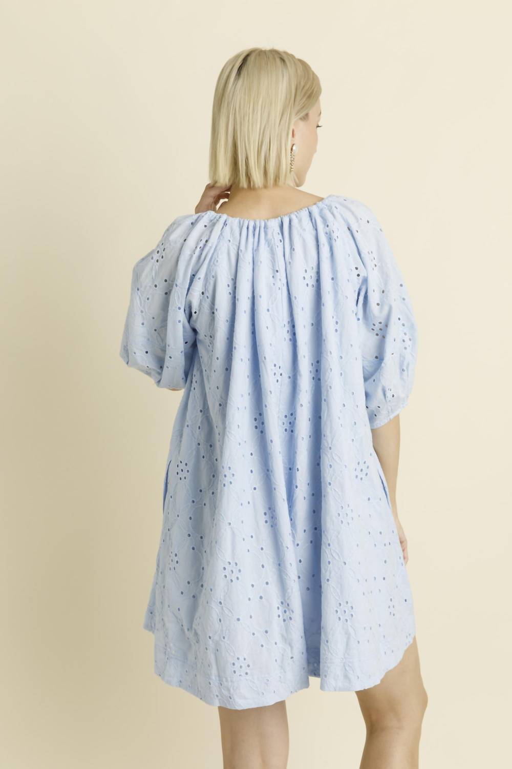 Aureum - Women's Eyelet Baby Billowy Romper