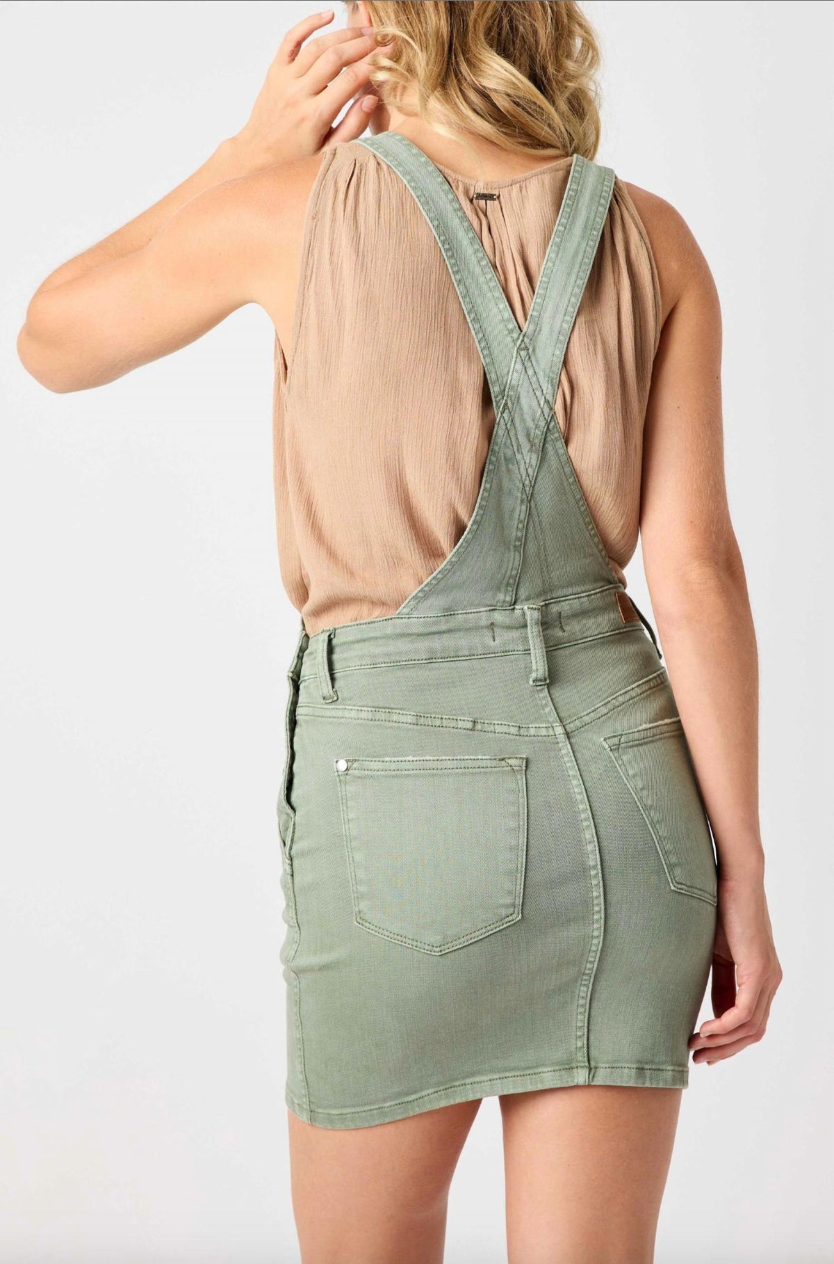 Judy Blue - Garment Dyed Overall Skirt