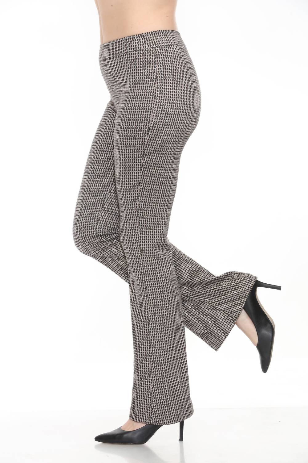 Joseph Ribkoff - Houndstooth Pull On Flared Pant