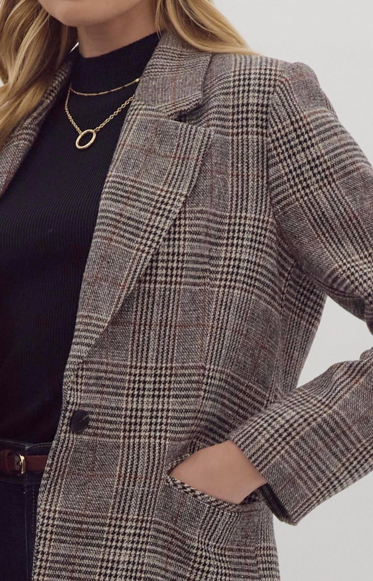 Entro - Tastefully Tartan Blazer