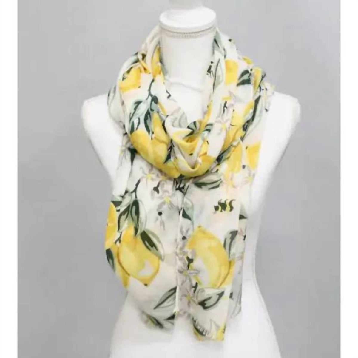 Funky Monkey - Women's Lightweight Frayed Scarf