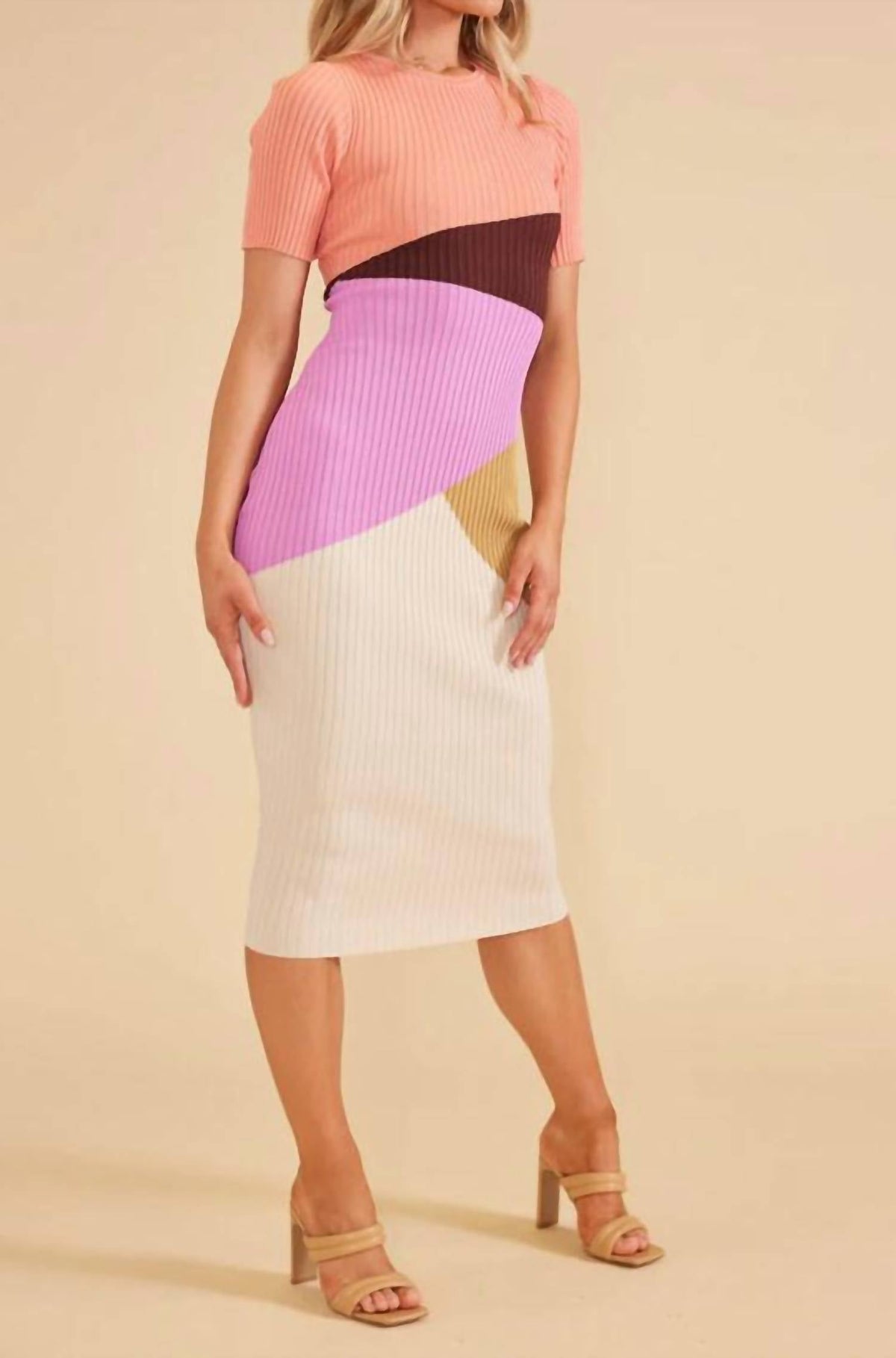 Minkpink - Evie Knit Midi Dress