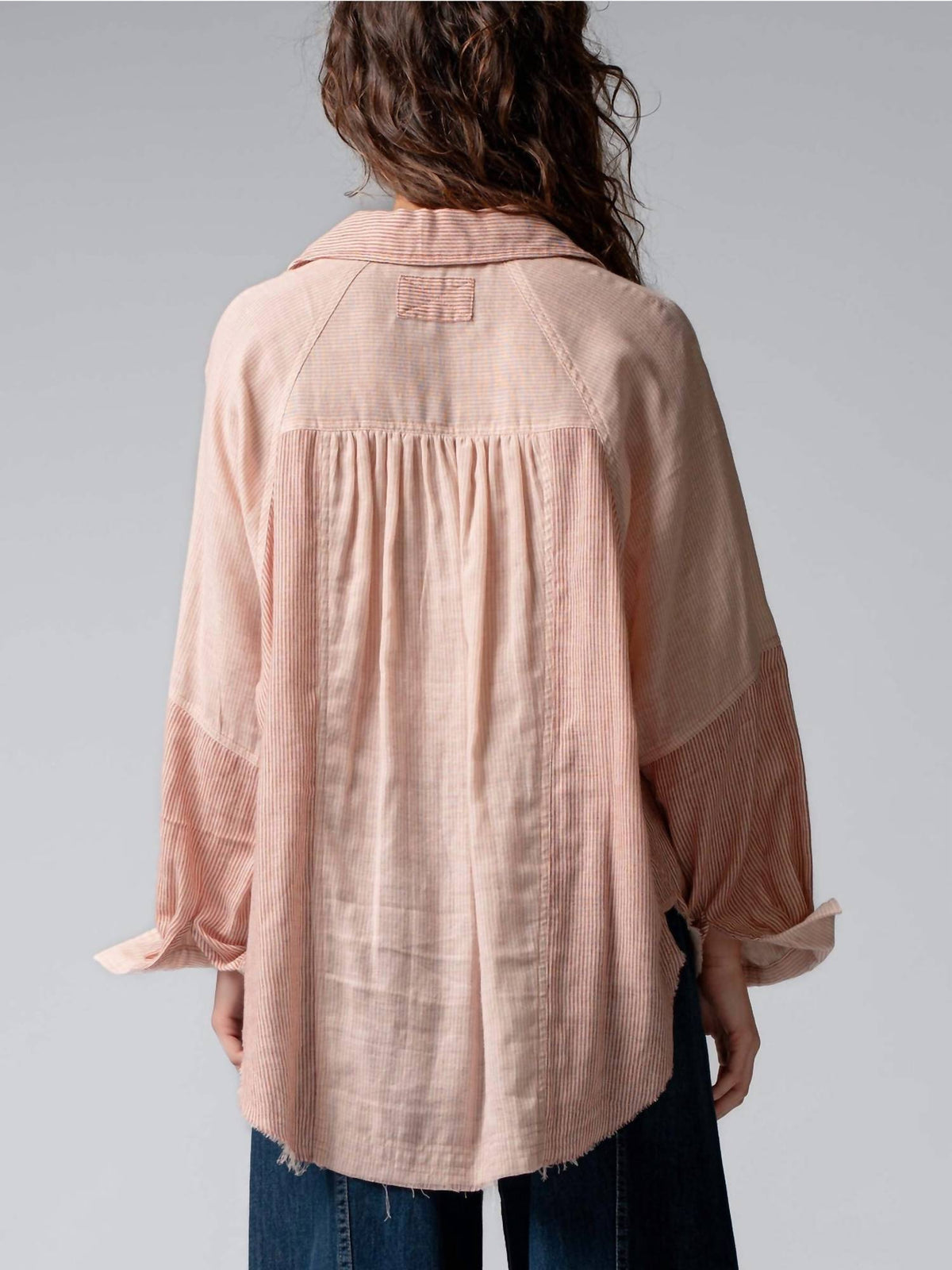 Urban Daizy - Raw Edge Button Up Top